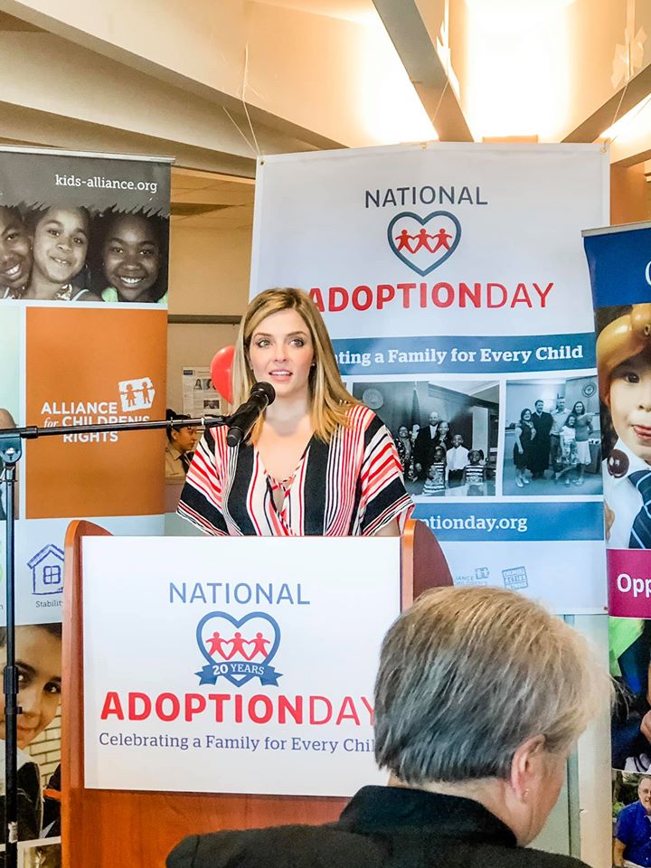 Jen Lilley Adoption Day
