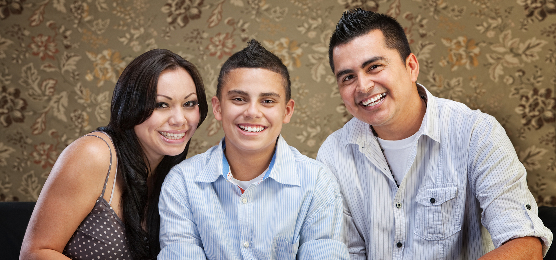 Joyful Hispanic Family